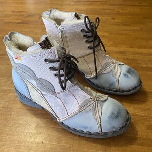 TMA EYES Patchwork Boots